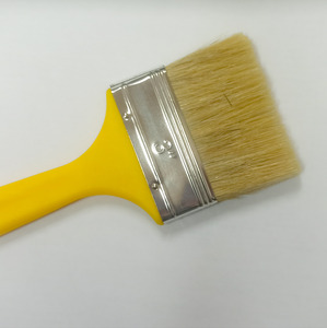 Кисть плоская флейцевая, смесь искусственной и натуральной щетины пластиковая ручка
